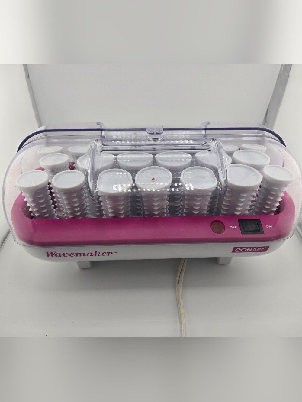 Conair Wavemaker Hot Rollers Curl Volume Set 20 Tangle-Free Model HS16 18 Pins